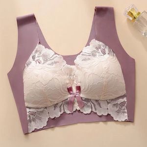 Embrace Comfort Fit Wirefree Retro Floral Lace Bra - Plus Size | Women Sexy Bra